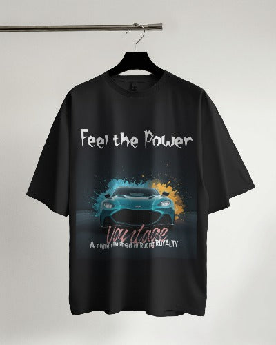 Feel The Power Oversized Tee