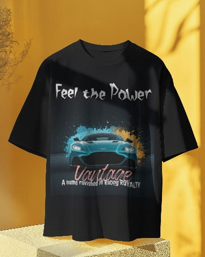 Feel The Power Oversized Tee