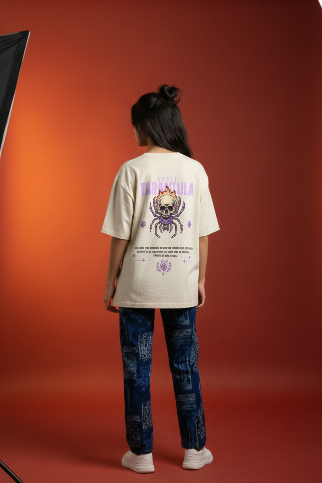 Skull : Venom Tarantula Oversized tee