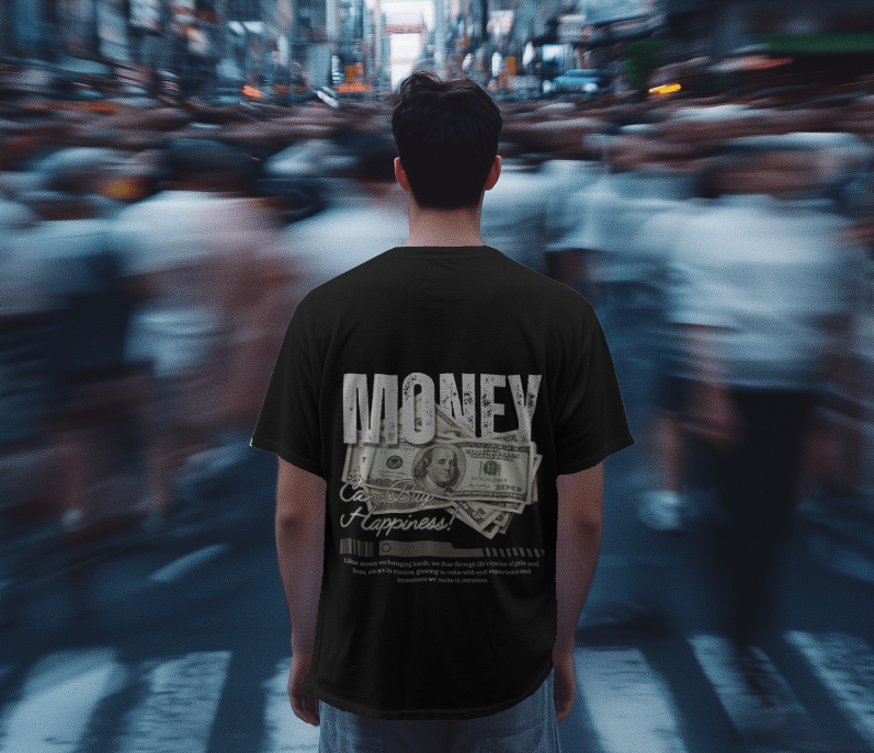 Cash Flow Culture: Hustle, Earn, Repeat Terry Oversized Tee