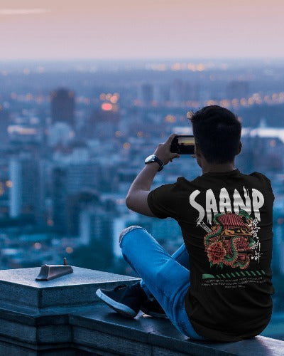 Saanp: The Art of Silent Power Oversized Tee