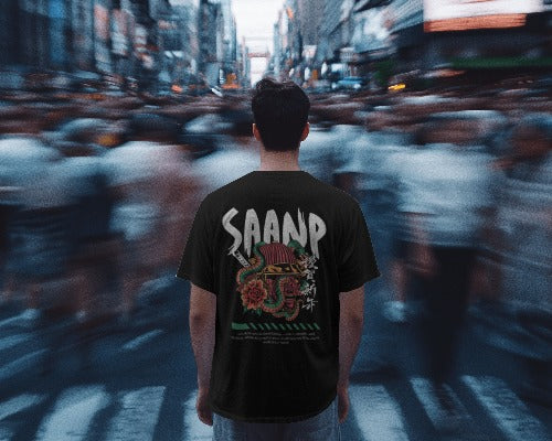 Saanp: The Art of Silent Power Oversized Tee