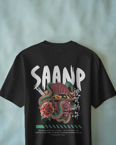 Saanp: The Art of Silent Power Oversized Tee